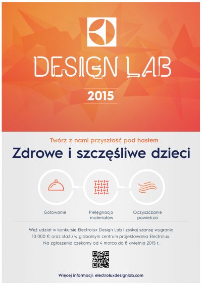 Konkurs dla młodych designerów – Electrolux Design Lab - Plakat