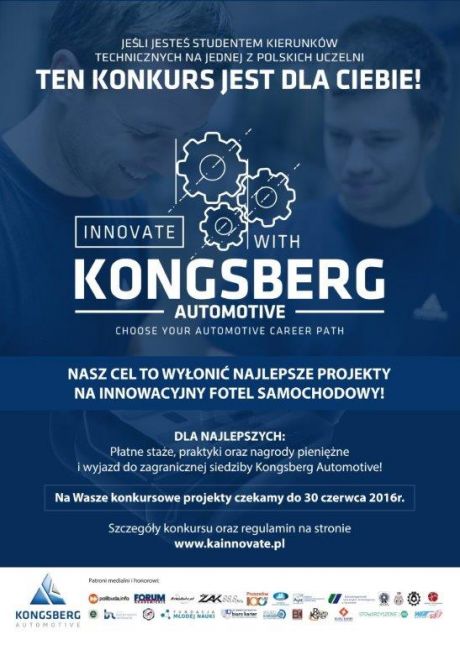 Konkurs Innovate with Kongsberg Automotive. Choose your automotive career path