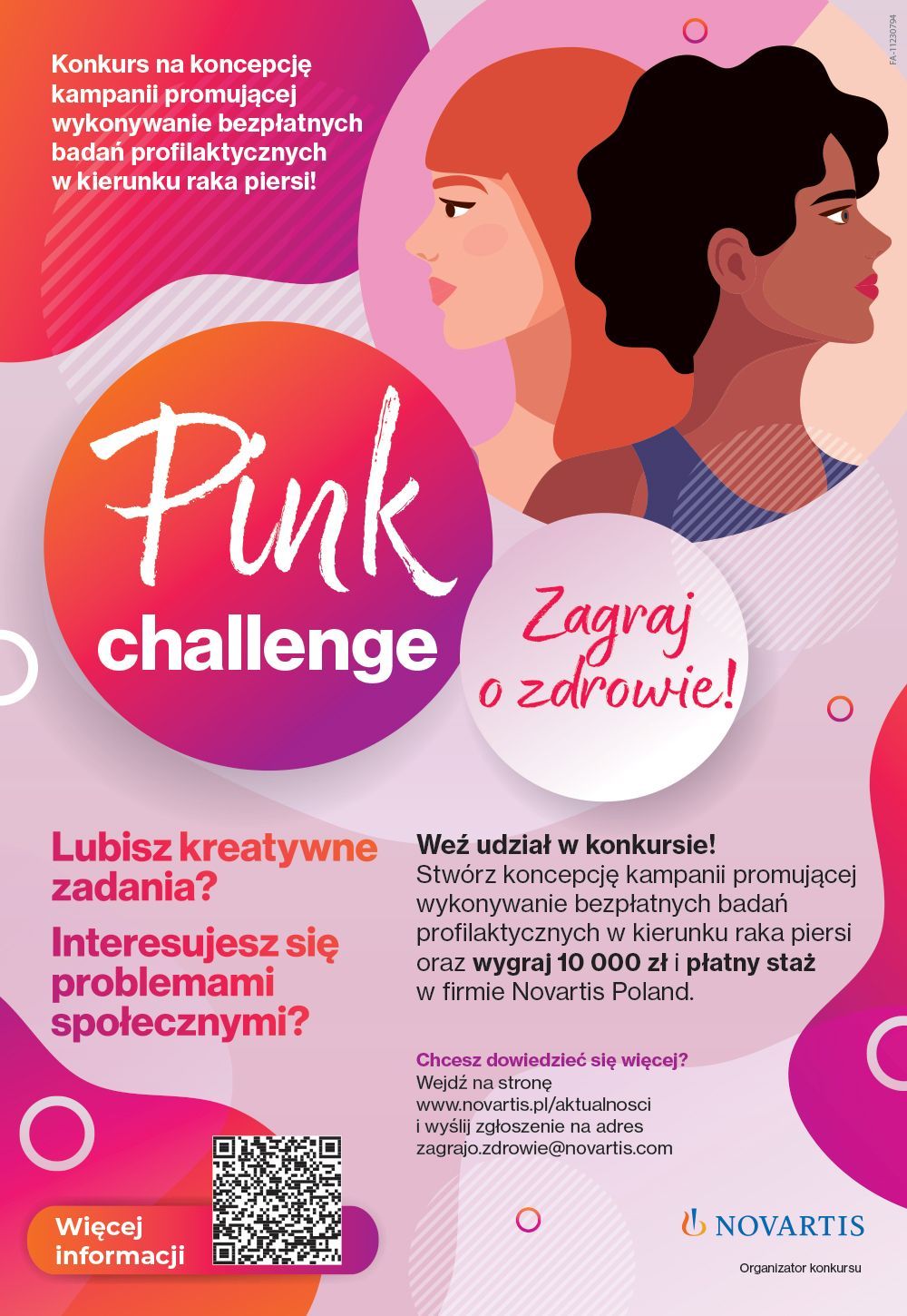 Konkurs „Pink challenge. Zagraj o zdrowie!”